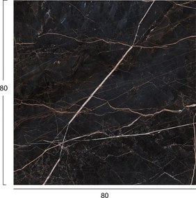 ΕΠΙΦΑΝΕΙΑ ΤΡΑΠΕΖΙΟΥ ΤΕΤΡΑΓΩΝΗ HPL HM5839.34 BLACK MARBLE 80x80εκ