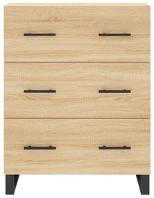 vidaXL Ντουλάπι Sonoma Δρυς 69,5 x 34 x 90 εκ. από Επεξεργασμένο Ξύλο