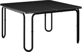 vidaXL Τραπεζάκι σαλονιού Μαύρο 100 x 100 x 45 cm Επεξεργασμένο Ξύλο