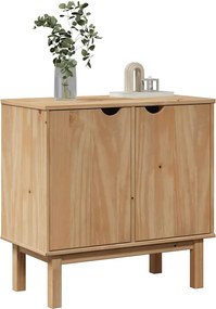 vidaXL Ντουλάπι Διαδρόμου OTTA 75x40x75 εκ. από Μασίφ Ξύλο Πεύκου