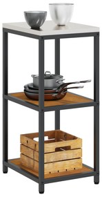 vidaXL Ράφι Αποθήκευσης Κουζίνας με ράφι Σκ rusty 60 x 50 x 92 εκ.
