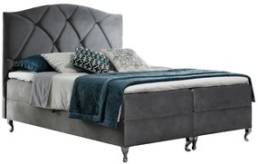 Επενδυμένο κρεβάτι Brando-Gkri-120 x 200