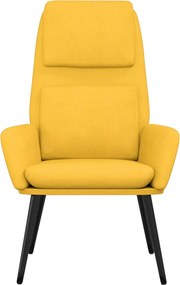 vidaXL Πολυθρόνα Relax Κίτρινο Μουσταρδί Υφασμάτινη