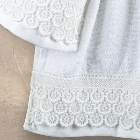 Πετσέτες Χεριών (Σετ 2τμχ) Nima Union White 400gsm