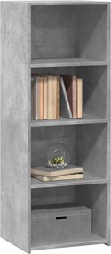 vidaXL Ντουλάπι Γκρι Σκυρ. 45x41x124 εκ. από Επεξεργασμένο Ξύλο
