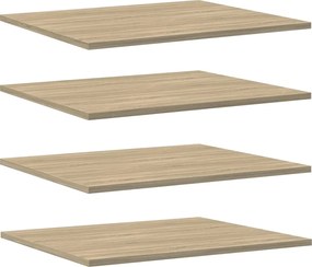 vidaXL Ράφια Βιβλιοθήκης 8 τεμ. Sonoma Δρυς 60x50x1,5 εκ. Μοριοσανίδα