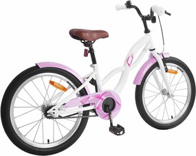 vidaXL Παιδικό Ποδήλατο 18 ίντσες για 5-7 ετών Λευκό