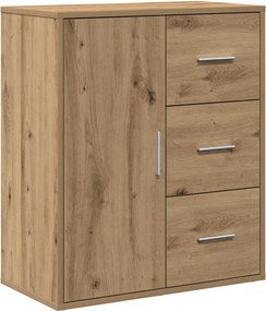 vidaXL Πλαϊνό γραφείο Artisan Oak 60 x 31 x 70 εκ Επεξεργασμένο ξύλο