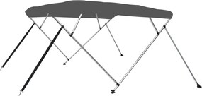 vidaXL Τέντα Σκάφους με 4 Αψίδες Ανθρακί 243x196x137 εκ.