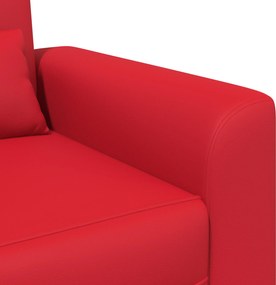vidaXL Πολυθρόνα Κόκκινο Τεχνητό Δέρμα