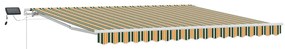 vidaXL Σκηνίτσα Αναδιπλούμενη with 400 x 350 εκ Πράσινο και κίτρινο