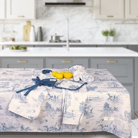 Runner 2661 Blue-Ecru Greenwich Polo Club 40X150 40x150cm 100% Cotton