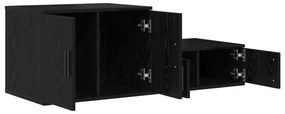 vidaXL Μαύρη Ντουλάπα Αποθήκευσης 103x41x40 εκ. από Επεξεργασμένο Ξύλο