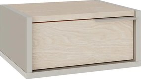 Κομοδίνο επιτοίχιο Eco Megapap χρώμα sandstone - light oak 40x33x18,5εκ.
