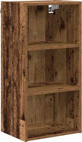vidaXL Κρεμαστό ντουλάπι Παλιό ξύλο 40 x 29,5 x 80 εκ.
