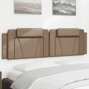 vidaXL Μαξιλάρι για Κεφαλάρι Καπουτσίνο 180 εκ. από Συνθετικό Δέρμα