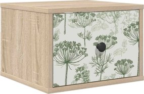 vidaXL Τοίχου κομοδίνο GOTHA Sonoma Δρυς 36 x 33 x 25 εκ.