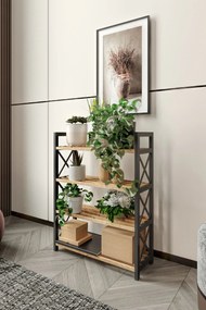 Ράφι Μαύρο MESESA 46x18x64