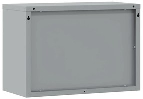 vidaXL Ντουλάπα Εργαλείων Κόκκινο και γκρι 50 x 25 x 35 εκ.