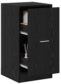 vidaXL Φαρμακοποιϊκή Ντουλάπα Μαύρη δρυς 40 x 41 x 77.5 εκ.