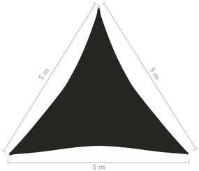 ΠΑΝΙ ΣΚΙΑΣΗΣ ΜΑΥΡΟ 5 X 5 X 5 Μ. ΑΠΟ HDPE 160 ΓΡ./Μ² 311757