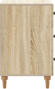 vidaXL Κομοδίνο Sonoma Δρυς 43x 41 x 66,5 εκ Επεξεργασμένο Ξύλο