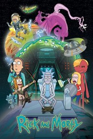 Αφίσα Rick and Morty - Toilet Adventure, (61 x 91.5 cm)
