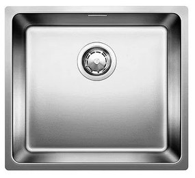 Blanco Andano 450 U Inox Λείος Νεροχύτης Υποκαθήμενος με 1 Γούρνα 49x44 cm