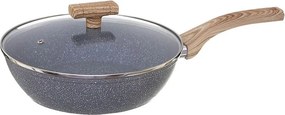 ΤΗΓΆΝΙΑ PAN+LID FORGED ALU NATURE FIVE 24CM 111010A