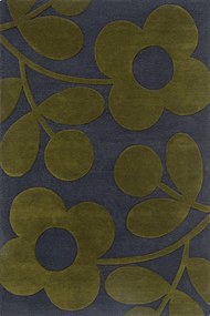 Χαλί Sprig Stem 063908 Marine Grey-Green Orla Kiely 160X230cm