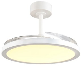 Ανεμιστήρας Reality Lighting -RL KASFJORD R64452131 Λευκό Ματ (White Mat) 2700 - 6500K