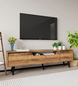 Έπιπλο Τηλεόρασης Καρυδί OMISU 180x29.8x48