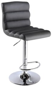 Σκαμπό Μπάρ Dylan Black EM112,1  40X52X94/115 cm Σετ 2τμχ Metal, Technoderma