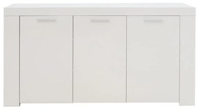 Μπουφές Joanna pakoworld λευκό 144x42x80εκ - 235-000013