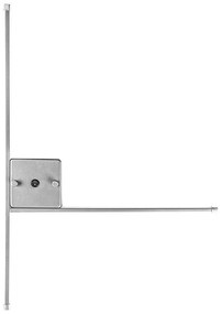 Φωτιστικό Τοίχου - Απλίκα Sarf 119FRS1132 61x3x42cm Led 14,4W 3000K Silver Opviq