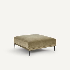 Υποπόδιο XL από λινό βελούδο, OSCAR