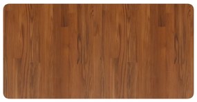vidaXL Πάγκος Μπάνιου Σκ. Καφέ 100x50x1,5εκ. Επεξ. Μασίφ Ξύλο