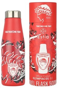 ESTIA ΘΕΡΜΟΣ TRAVEL FLASK OLYMPIACOS BC EDITION TOGETHER WE FIGHT 500ml