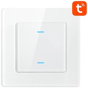 Avatto Έξυπνος Διακόπτης Χωνευτός WiFi N-TS10-W2 (2 κουμπιά) TUYA (Λευκό)