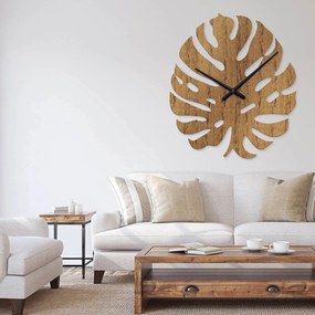 Ρολόι τοίχου  εσωτερικού χώρου ξύλινο clock7 - Clock7-Καστανιά, 1mx1m
