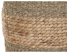 Σετ Καλαθιών Home ESPRIT Φυσικό Eichhornia crassipes (3 Τεμάχια)