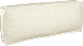 vidaXL Μαξιλάρι Ύφασμα Όξφορντ Κρεμ 120 x 40 x 12 cm