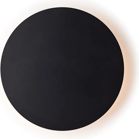 Απλίκα Τοίχου LED Aca Eclipse ZM1705LEDWB Black Matt