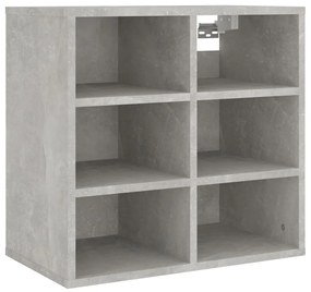 Παπουτσοθήκες 2 τεμ. Γκρι σκυροδέματος 52,5 x 30 x 50 εκ. - Γκρι