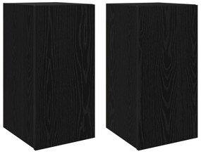 vidaXL Σετ επίπλου τηλεόρασης 4 pcs Μαύρη δρυς 30.5 x 30 x 60 εκ.