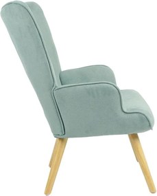 Πολυθρόνα Fluffy βεραμάν ύφασμα-φυσικό 75x69x96εκ 75x69x96 εκ.