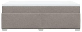 ΚΡΕΒΑΤΙ BOXSPRING ΜΕ ΣΤΡΩΜΑ TAUPE 80X200 ΕΚ. ΥΦΑΣΜΑΤΙΝΟ 3285092