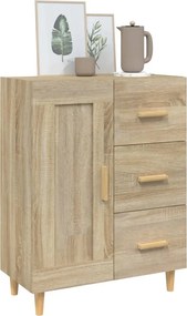 vidaXL Ντουλάπι Sonoma Δρυς 69,5 x 34 x 90 εκ. από Επεξεργασμένο Ξύλο