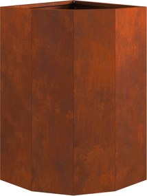 vidaXL Γωνιακό Ροδόδεντρο Σκ rusty 30 x 30 x 50 cm