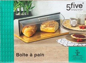 Ψωμιέρα F-V Box Inox Bamboo 103601